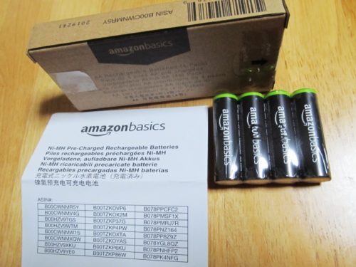 エネループが壊れたのでAmazonベーシックの充電池を購入