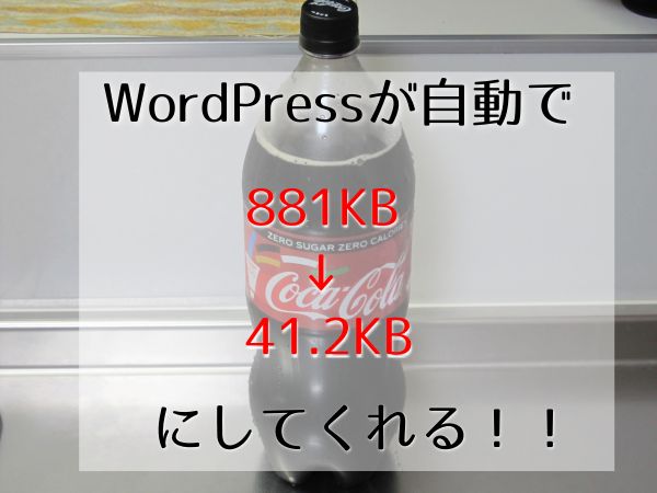 知らなかった！WordPressは「画像サイズを小さくリサイズしなくても大丈夫」【そのままアップしても画像サイズは重くならない】