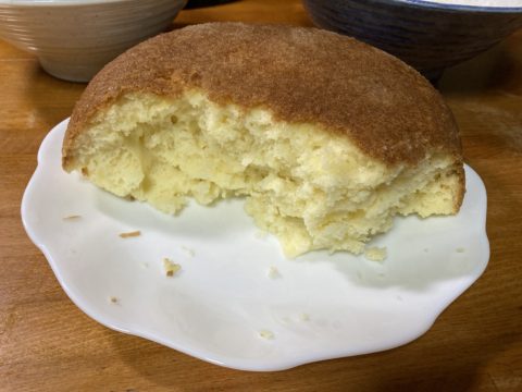 炊飯器で作ったホットケーキ